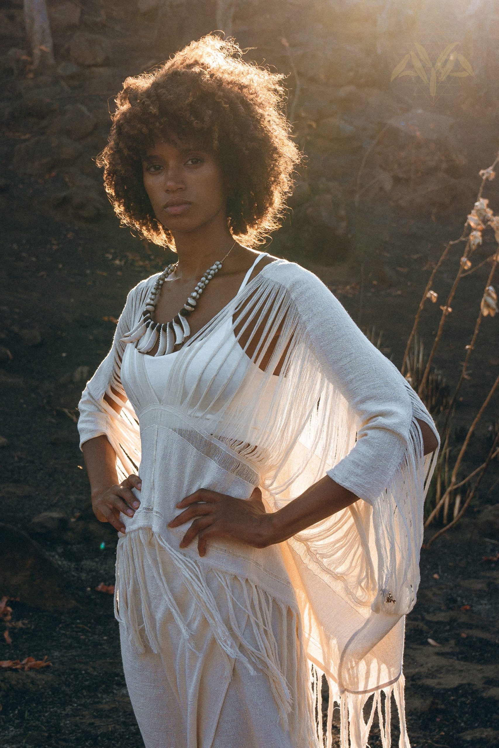 Off White Bohemian Crop Top Boho Frayed Blouse