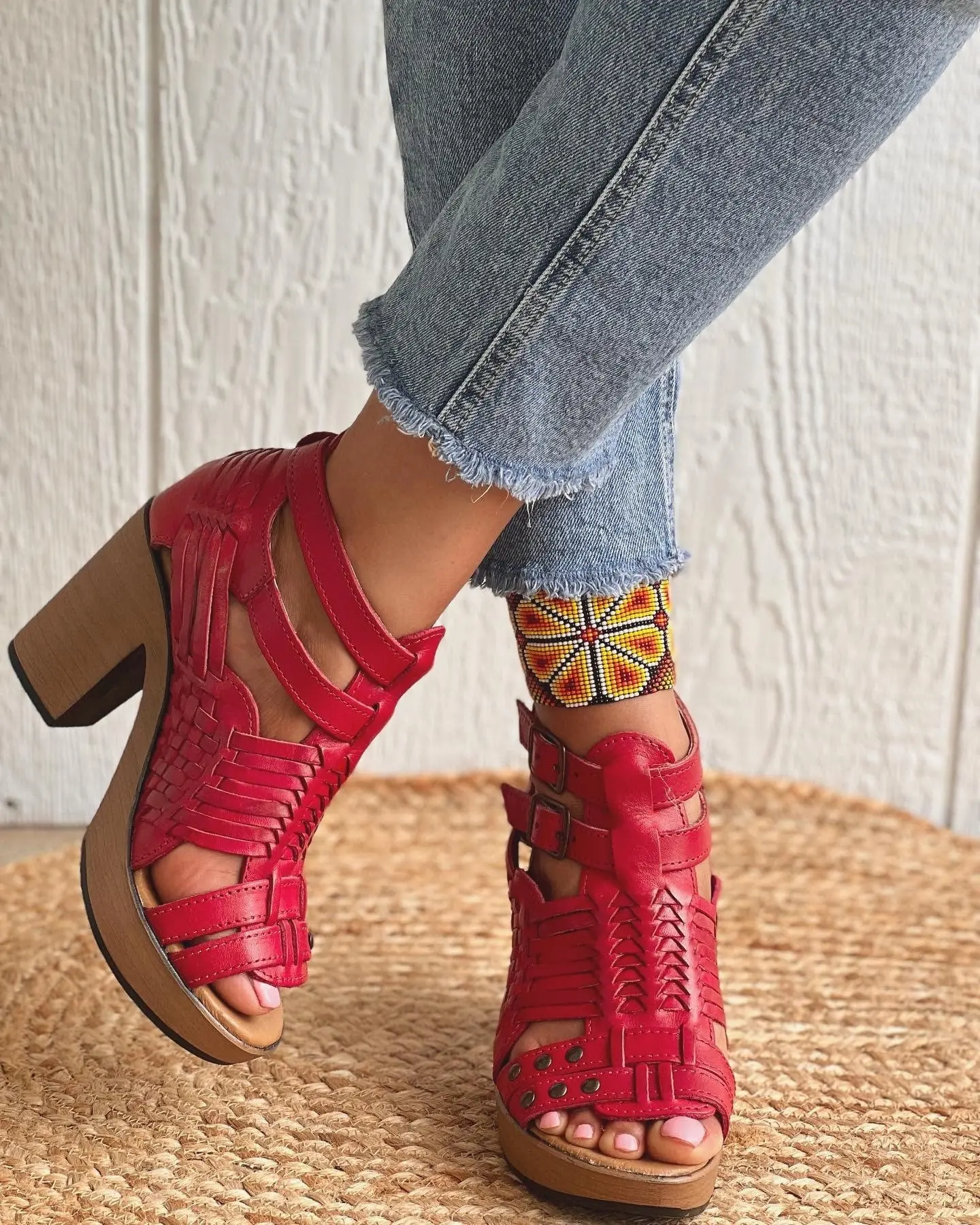 Huarache Sandal Mexican Style Boho Hippie All Sizes